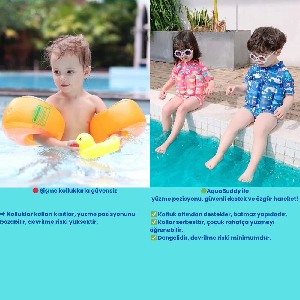 AquaBuddy™ – Yüzme Öğreten Mayo