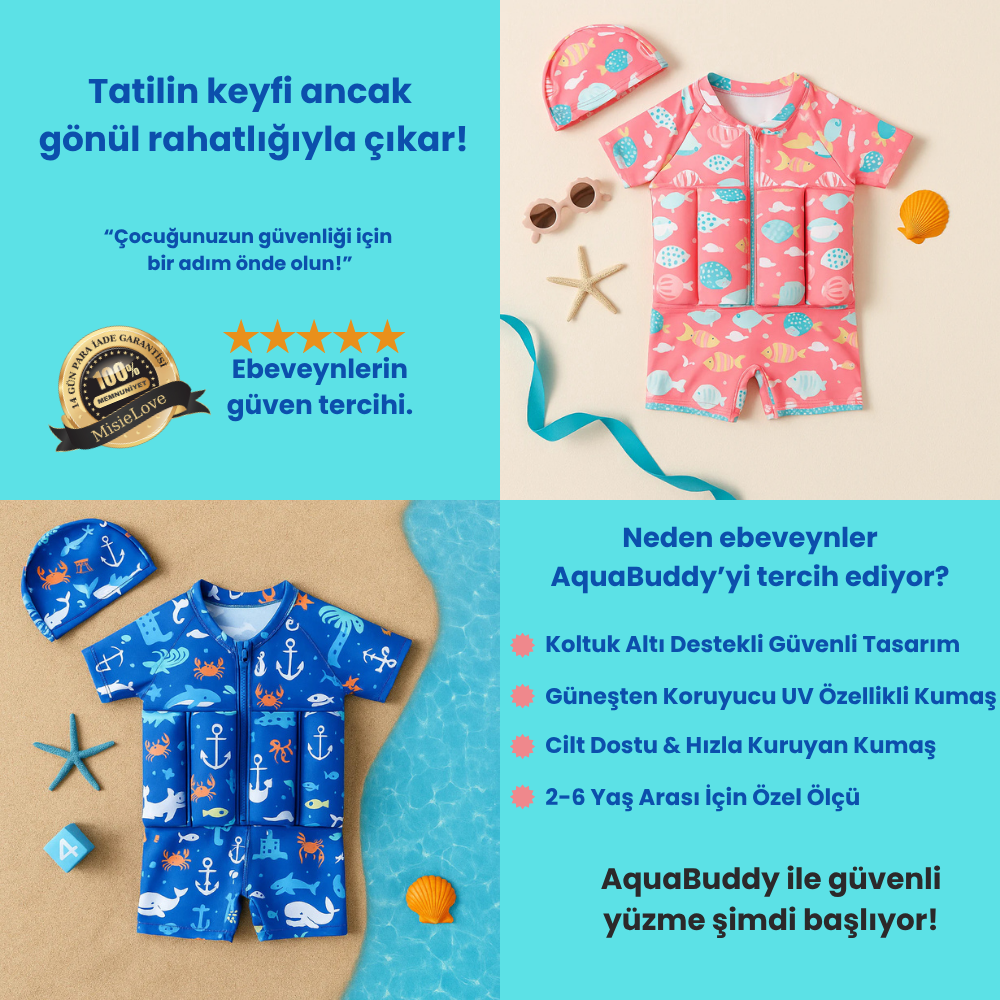 AquaBuddy™ – Yüzme Öğreten Mayo